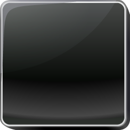 Black Button Icon 256x256 png